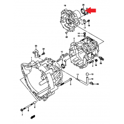 Junta de la caja de cambios del Suzuki Jimny 38X55X8 09283-38024