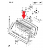 Guarnizione parabrezza, anteriore Suzuki Samurai 84611-70A00 84611-80151