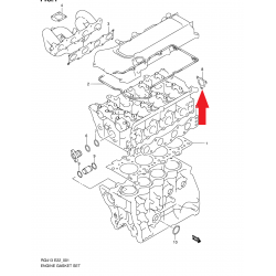 Guarnizione, uscita acqua Suzuki Grand Vitara Ignis Jimny 17699-69G00