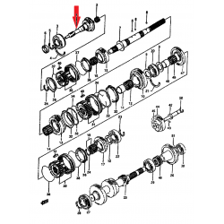 Suzuki Samurai arbre de boîte de vitesse 24110-83010