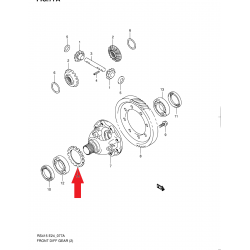 Reader, speed sensor crown Suzuki Ignis Swift 26121-80G20