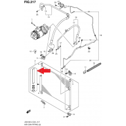 Deshumidificador de aire acondicionado Suzuki SX4 Jimny Grand Vitara 95339-58J10