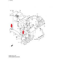 Těsnění sacího potrubí Suzuki Vitara 2.0 V6 13139-77E00