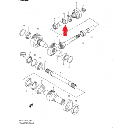 Cuscinetto cambio Suzuki Jimny 25x55x10 09262-25137