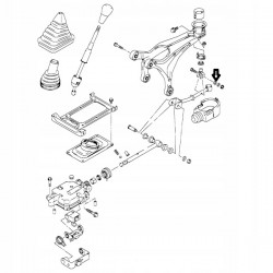 Casquillo de la barra de cambio del Suzuki Jimny 28196-84A00