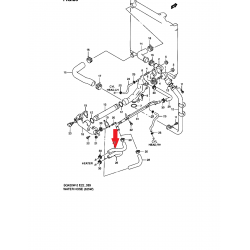 Przewód nagrzewnicy Suzuki Grand Vitara V6 17872-67D00