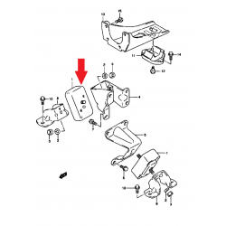 Coussin moteur JIMNY SAMURAI 1.3 11610-81A00 OE