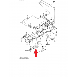 Suzuki Grand Vitara V6 conduit de chauffage 17871-67D20