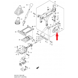 Couvercle pour levier, levier de transmission Suzuki Jimny 28133-76J20