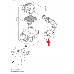 Pipe, air line Jimny 13830-84A01