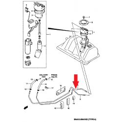 Suzuki Jimny 1.3 conduite de carburant 15820-76J00