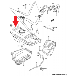 Depósito, tanque de combustible Suzuki Jimny 1.3 89101-81AC0