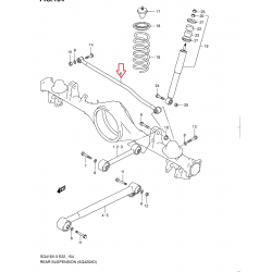 Asta Panhard, braccio di controllo posteriore Grand Vitara I 46300-66D00