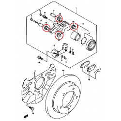 Baleno Jimny Samurai Swift coperchio guida pinza 55201-86040