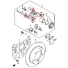 Baleno Jimny Samurai Swift couvercle de guide d'étrier 55201-86040