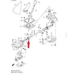 Getriebewahlschalterabdeckung Jimny Grand Vitara 25651-74B00