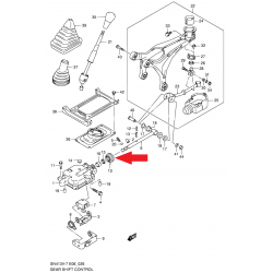 Getriebewahlschalterabdeckung Jimny Grand Vitara 25651-74B00