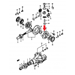 Differential housing, differential Jimny Samurai 27411-83000