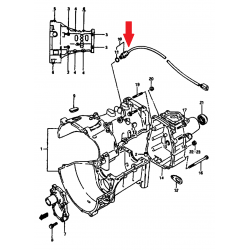 Capteur de feux de recul, marche arrière Suzuki Samurai 37610-80023