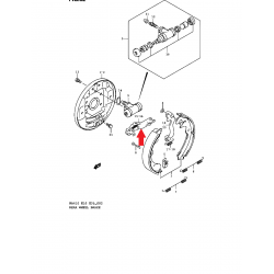 Bremsbackenspreizer, LH Alto Ignis Wagon r 53702-76G00