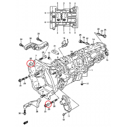 Středící pouzdro převodovky Suzuki 12,4x15x17 09206-15001