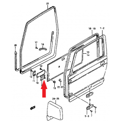 Montageplatte, Türanschlag Suzuki Samurai 76182-63101