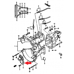 Coussinet d'embrayage Suzuki Samurai 24741-83001