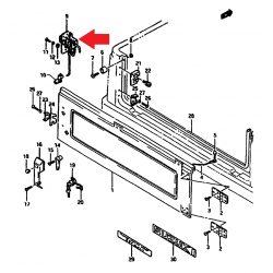 Zamek drzwi tył Suzuki Samurai 82550-80082