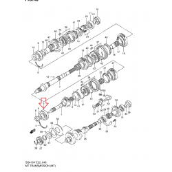 Cuscinetto cambio Suzuki 09262-28005 28x68x18 Jimny Grand Vitara Samurai