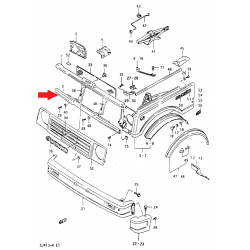 Suzuki Samurai front reinforcement 58200-83002