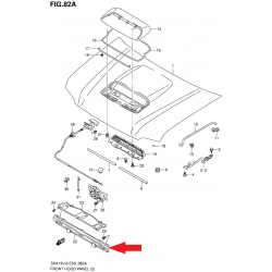 Trave di rinforzo paraurti anteriore Suzuki Jimny 72320-57M00