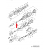 Eje de la caja de cambios del Suzuki Vitara Grand Vitara 24121-60A00