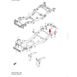 Hintere Rahmenfederhalterung Suzuki Jimny 57890-81A00