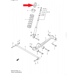 Suzuki Jimny front shock absorber buffer 42111-81A10