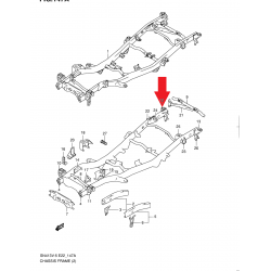 Držák, upevnění na karoserii Suzuki Jimny 57370-84A00