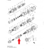 Arbre d'embrayage de boîte de vitesse Suzuki Ignis Swift 24111-86G02