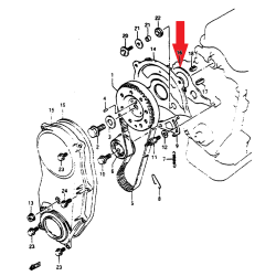 Guarnizione del coperchio della cinghia di distribuzione Suzuki Samurai Vitara 11383-82000