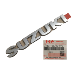 Emblém SUZUKI s nápisom 77821-58J00-0PG