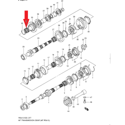 Łożysko igiełkowe skrzyni biegów Suzuki 24380-83810