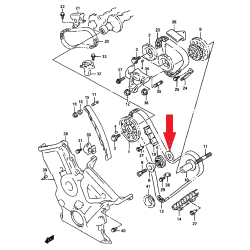 Podkładka koła pośredniego Suzuki Grand Vitara V6 12748-85FA0