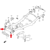 Wspornik, element ramy Suzuki Jimny 57153-76j00