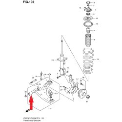 Querlenker-Buchse vorne Suzuki Grand Vitara 45261-65J00