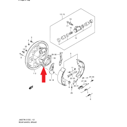 Radlagergehäuse hinten Suzuki Grand Vitara XL-7 53820-52D00
