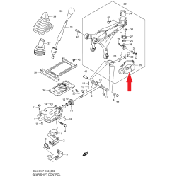 Schalthebelabdeckung, Getriebehebelmanschette Suzuki Jimny 28133-76J20