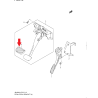 Couvre-pédale, frein Suzuki Grand Vitara Swift Jimny 49751-58J10