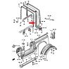 Montante B centrale, sinistro cabrio Suzuki Samurai 65750-80304