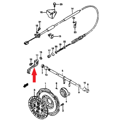 Forcella frizione Suzuki Samurai 23266-83002