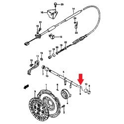 Resorte de la horquilla del embrague Suzuki Samurai 09448-20006
