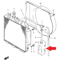 Serbatoio di compensazione, liquido di raffreddamento Suzuki Samurai 17931-80001