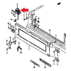 Serratura porta posteriore Suzuki Samurai 82550-80082